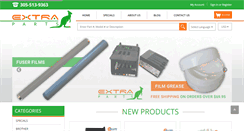 Desktop Screenshot of extraparts.com